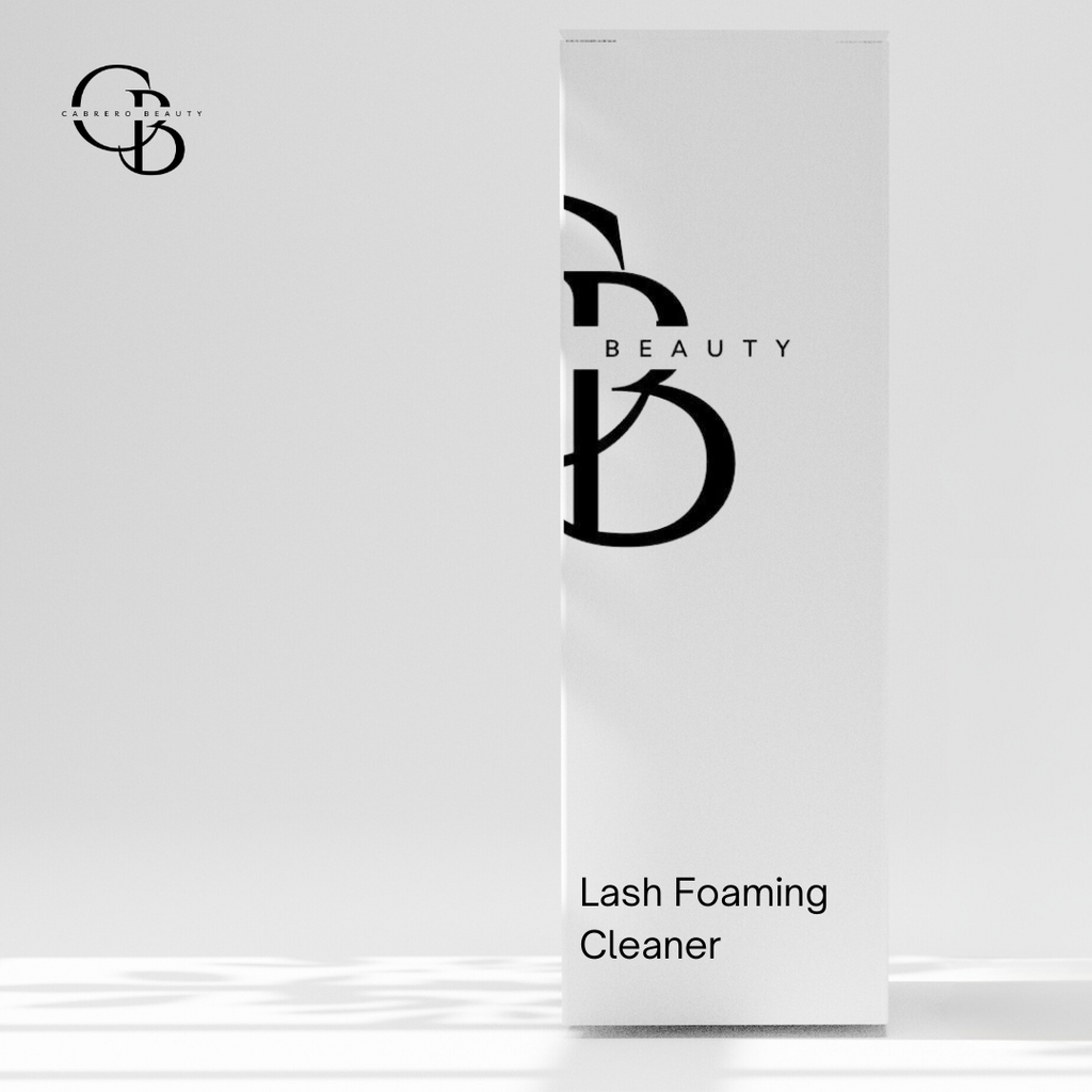 Lash foaming cleanser