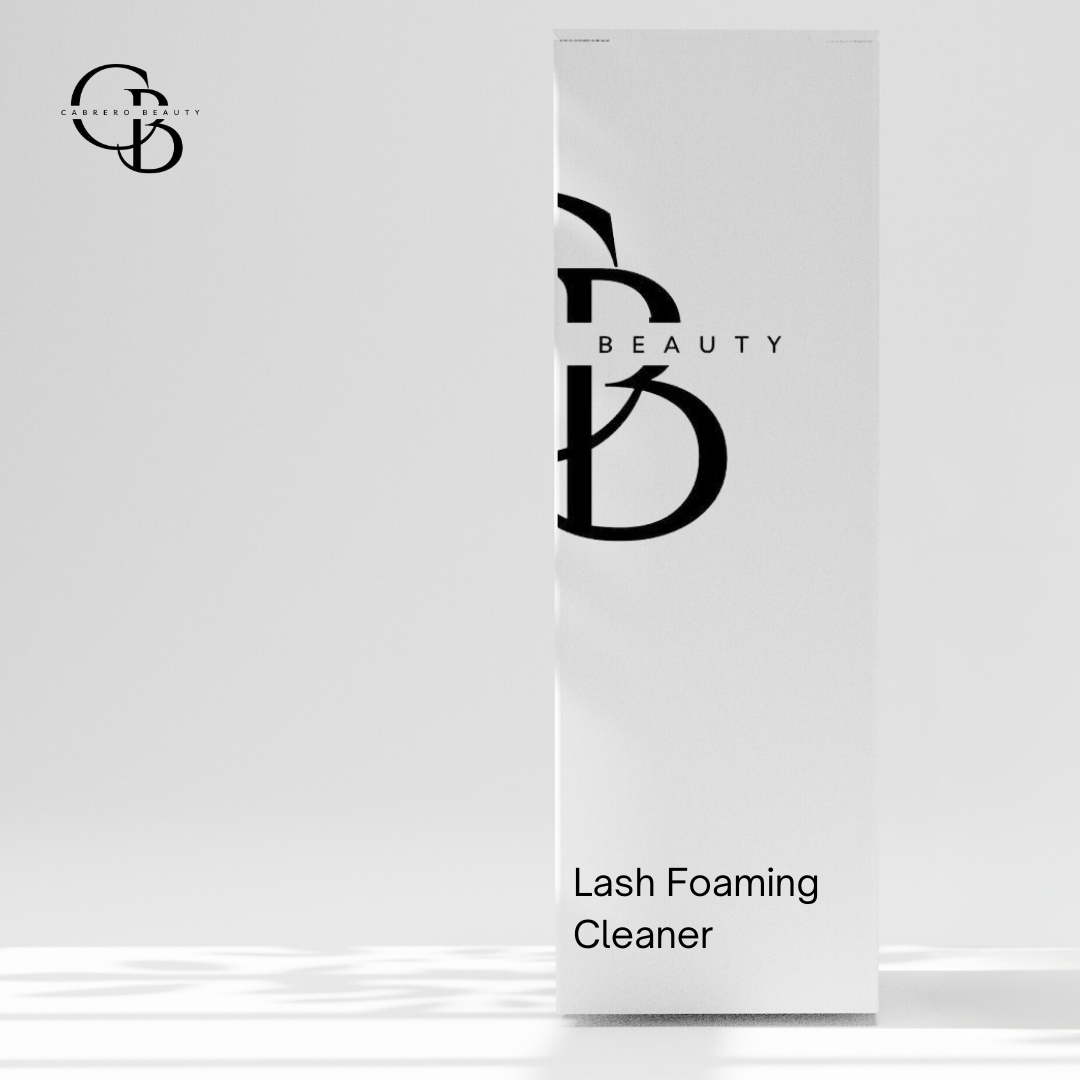 Lash foaming cleanser