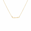 Mama necklace detail